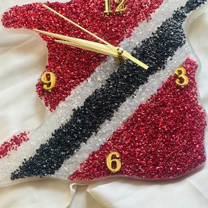 Trinidad Map Clock