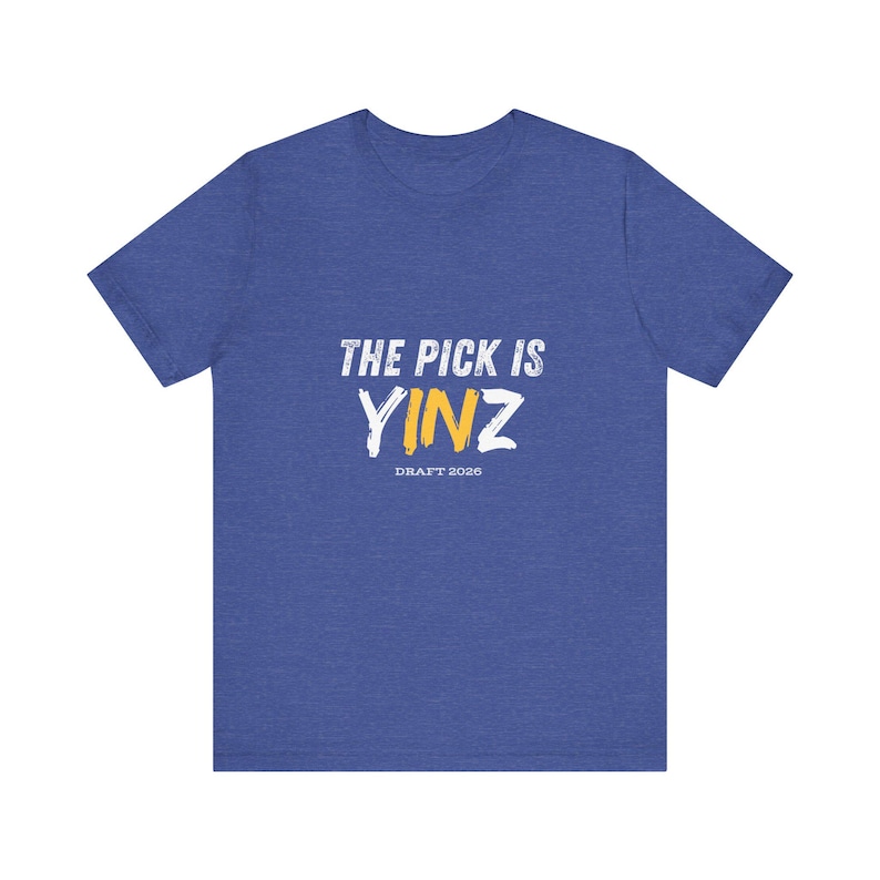 Die Wahl ist Yinz T-Shirt | Fußball Entwurf 2026, Pittsburgh Pride Bild 2