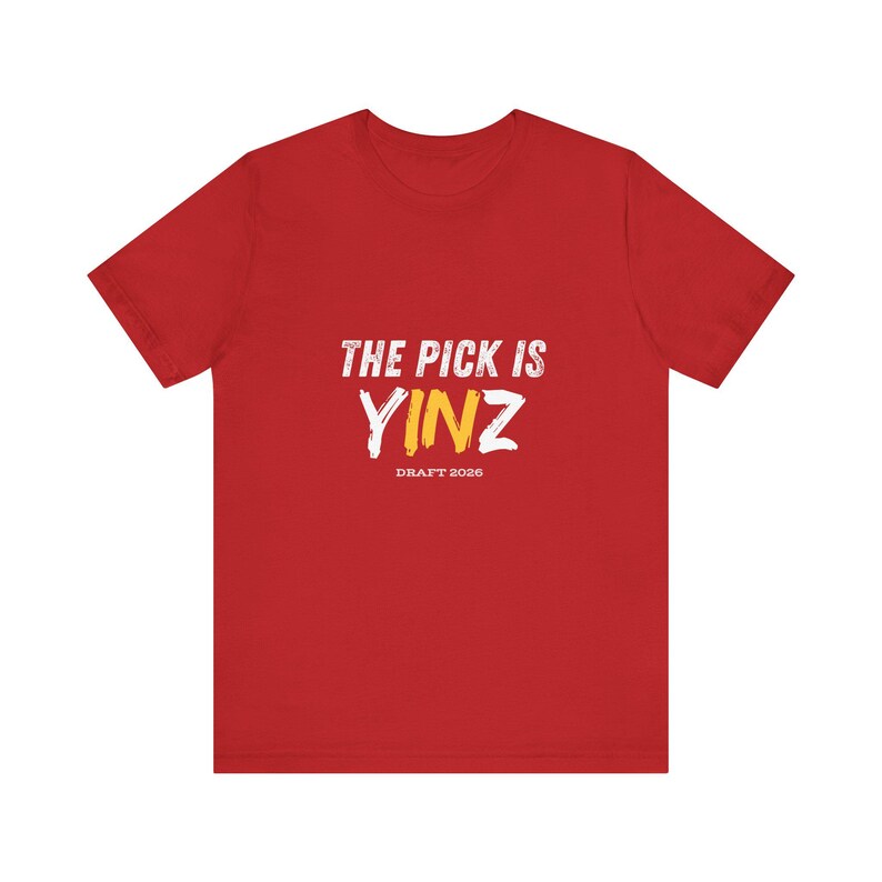 Die Wahl ist Yinz T-Shirt | Fußball Entwurf 2026, Pittsburgh Pride Bild 4