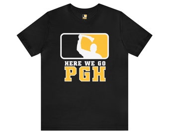 Pittsburgh T-Shirt Here We Go PGH for him gift for Her a Tee shirt for Pittsburgh fan