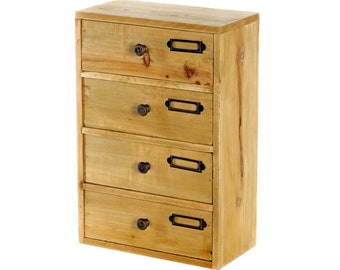 Chest Of Drawers | Handmade Wooden Storage | Jewelry Storage | Trinket Storage