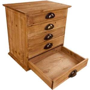 Handmade Chest Of Drawers | Desktop Cabinet | Desk Organiser | Trinket Storage | Office Organizer | Storage Unit