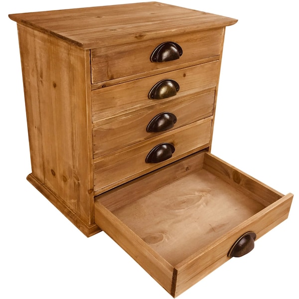 Handmade Chest Of Drawers | Desktop Cabinet | Desk Organiser | Trinket Storage | Office Organizer | Storage Unit