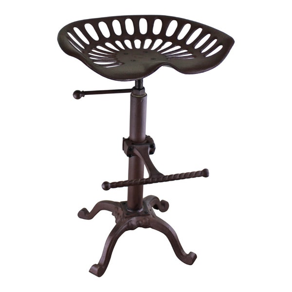 Bar Stool | Cast Iron Tractor Seat Kitchen / Bar Stool | Bar chair