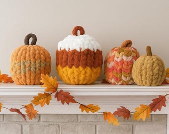 Tutorial y vídeo de calabaza de punto grueso