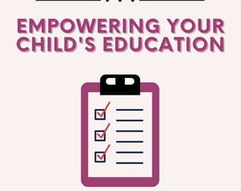 IEP Meeting Checklist for Parents | Digital Download
