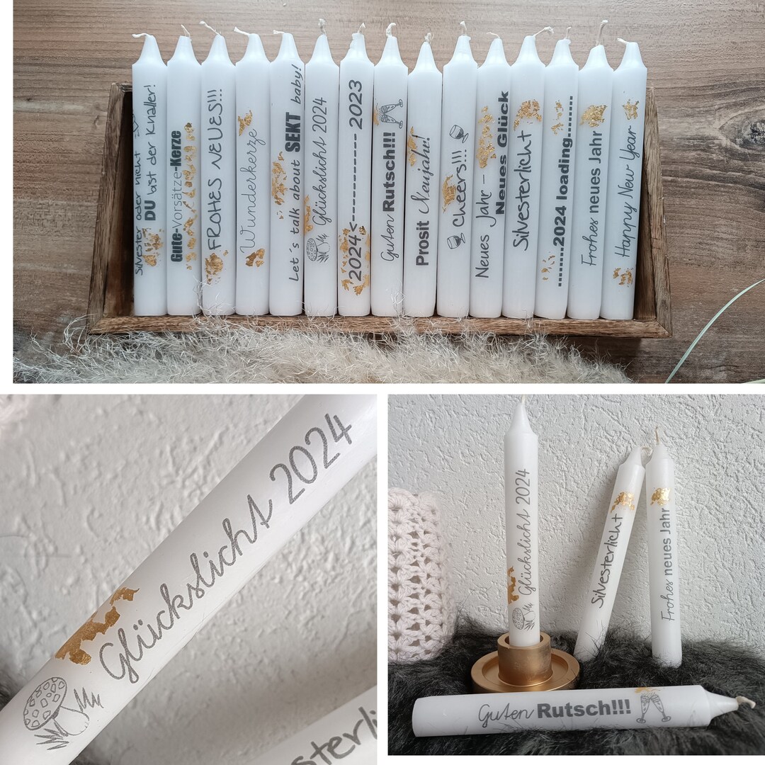 New Year's Eve Candle New Year's Eve Light With Etsy