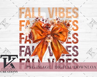 Kokette Herbst Vibes PNG, Herbst Blumen PNG, Herbst Vibes Shirt png, Sublimationsdesigns, trendige Bestseller digitaler Download