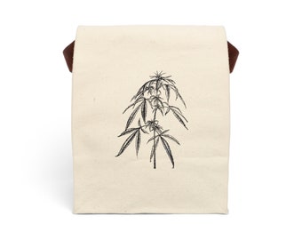 Canvas Lunch Bag With Strap