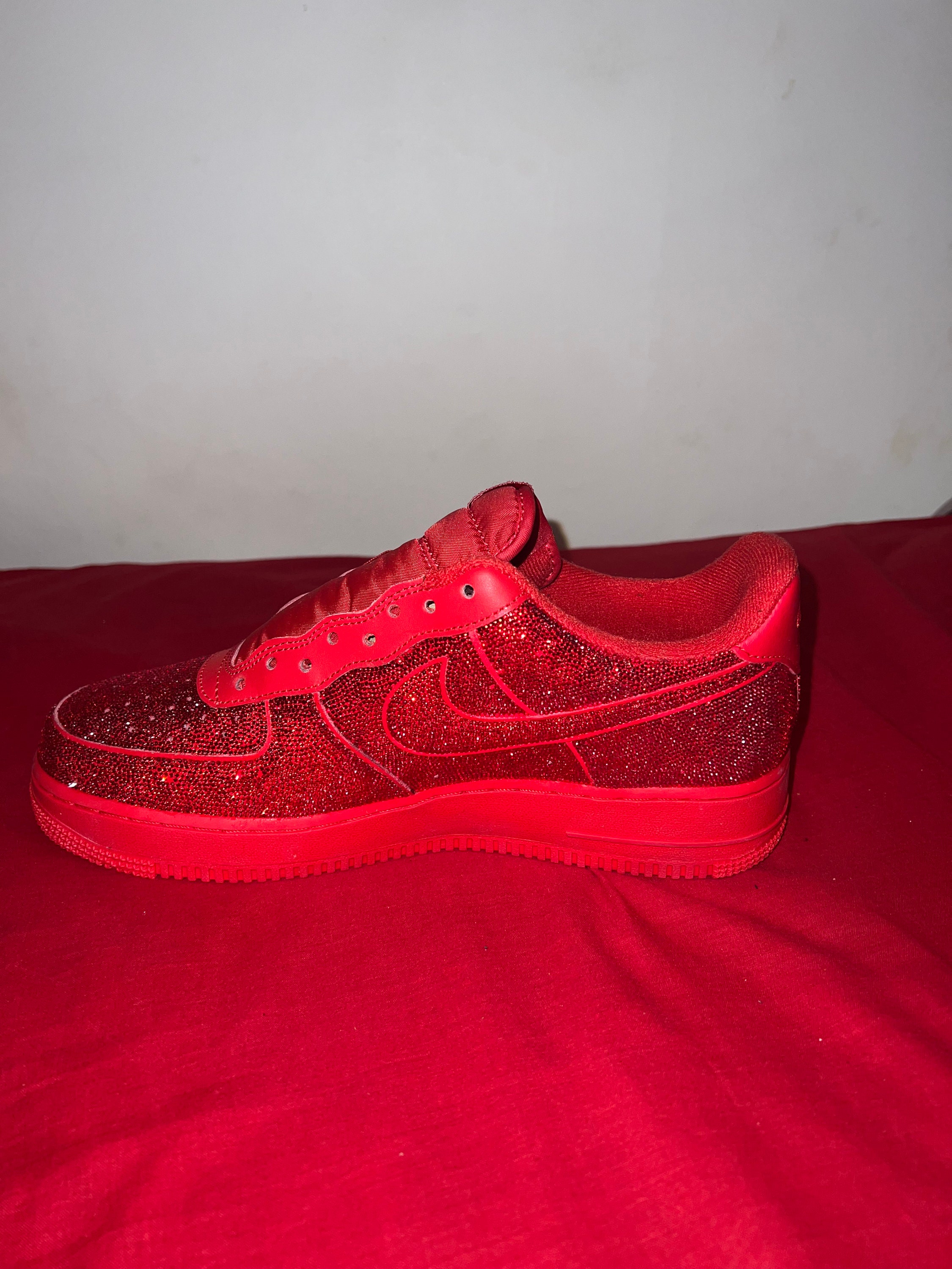 Custom Nike Air Force 1s With Crystals, Hand Placed Crystals, Crystalized,  Bedazzled, Gems, Rhinestone, Rhinestones 