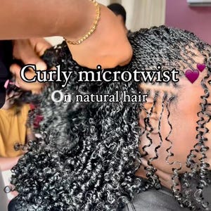 Pre-Sectioned Micro Twist Hair-10inch