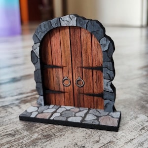 Template for RPG douple door - svg, pdf, eps, dxf lasercut file