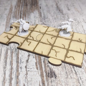 Modular Cavern RPG Tiles - svg, pdf, eps, dxf lasercut file