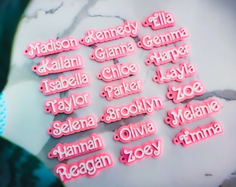 Barbie Name Keyring