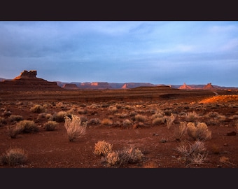 Sunset Valley of the Gods 12 x 18 - Color Landscape - Fine Art Photographic Print - Stephen Smith