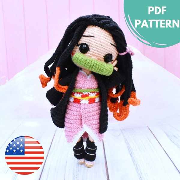 Kimono Doll PDF Pattern (ENG)