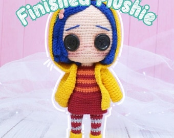 Coraline Crochet Plushie (Finished Doll)