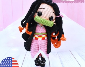 Kimono Doll PDF Pattern (ENG)