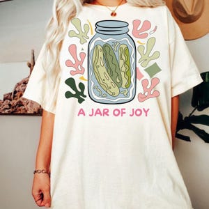 Matisse Pickle Jar T-shirt: Comfort Colors, Quirky Foodie Gift