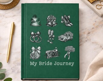 Vintage Tattoo Style Bride Journal: Wedding Notebook, Bridal To Do Planner, Engagement Gift for Bride to Be