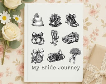 90's Vintage Tattoo Bride Journal: Wedding Notebook, Bridal To Do Planner, Engagement Gift for Bride to Be