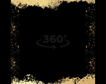 360 photo booth Gold Foil overlay, gold sparkle photo booth overlay, video booth overlay, wedding overlay