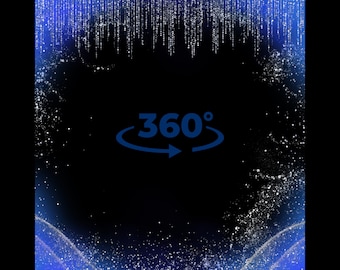 360 photo booth overlay, blue silver sparkle overlay, photo booth overlay, wedding overlay, birthday overlay, slow motion video overlay