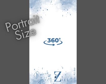 360 Photo Booth overlay, Dusty Blue Photo Booth overlays, 360 wedding overlay, blue wedding, 2024 wedding overlays,video booth overlay,