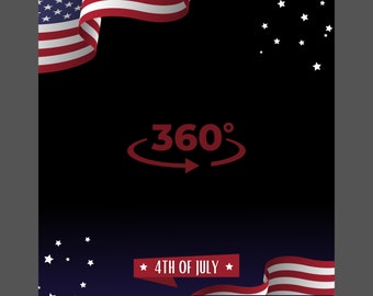 360 photo booth overlay, July 4th overlay, independence day photo booth overlay, wedding overlay, video booth overlay