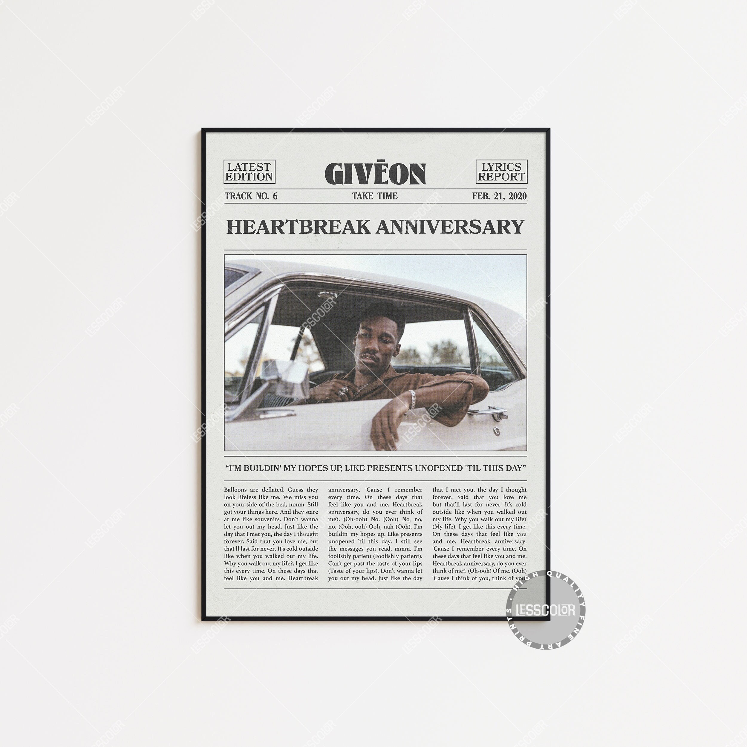 Giveon - HEARTBREAK ANNIVERSARY (lyrics)