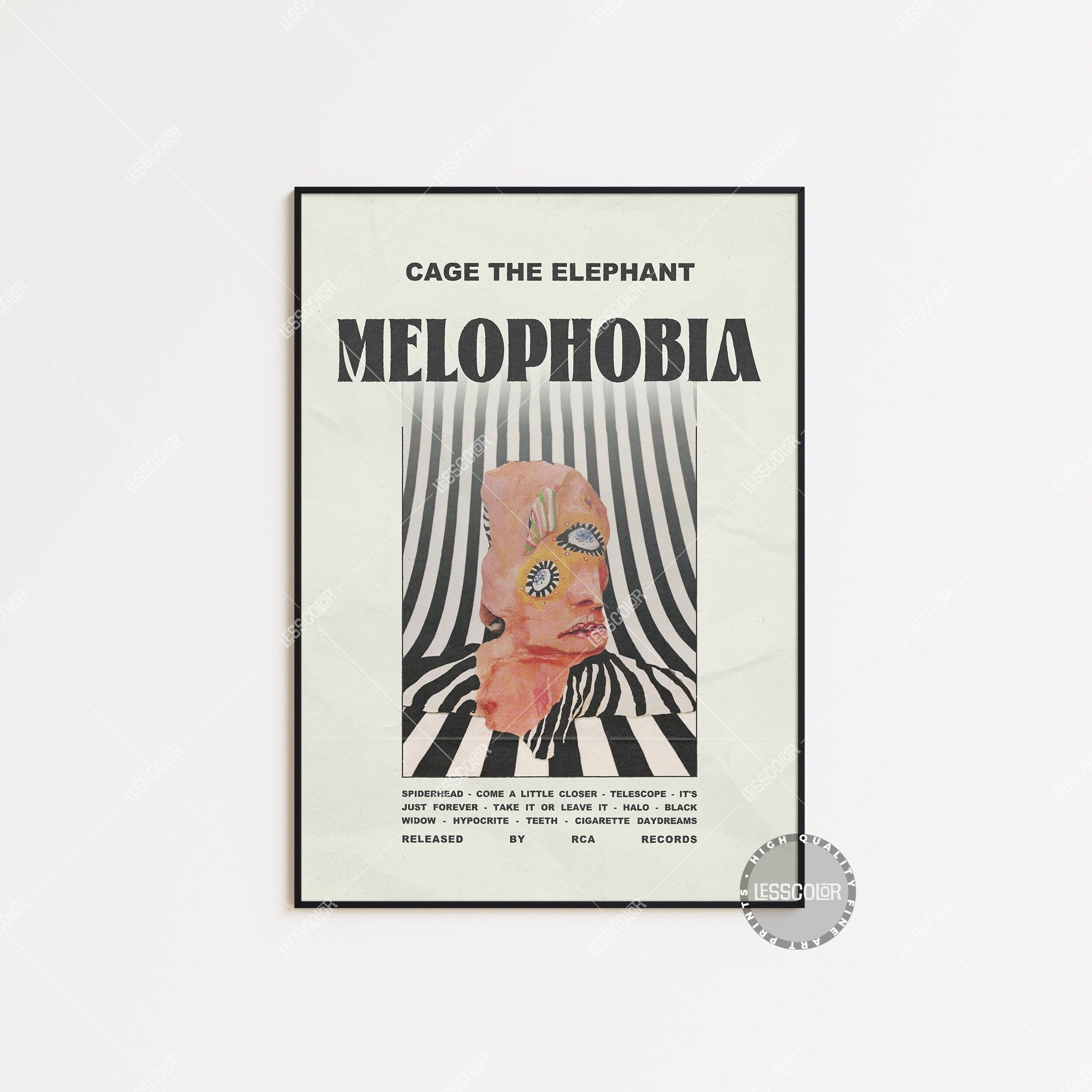 Cage the Elephant Melophobia 11x17 Double Sided Poster