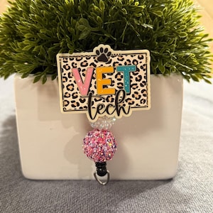 Vet Tech Badge Reel