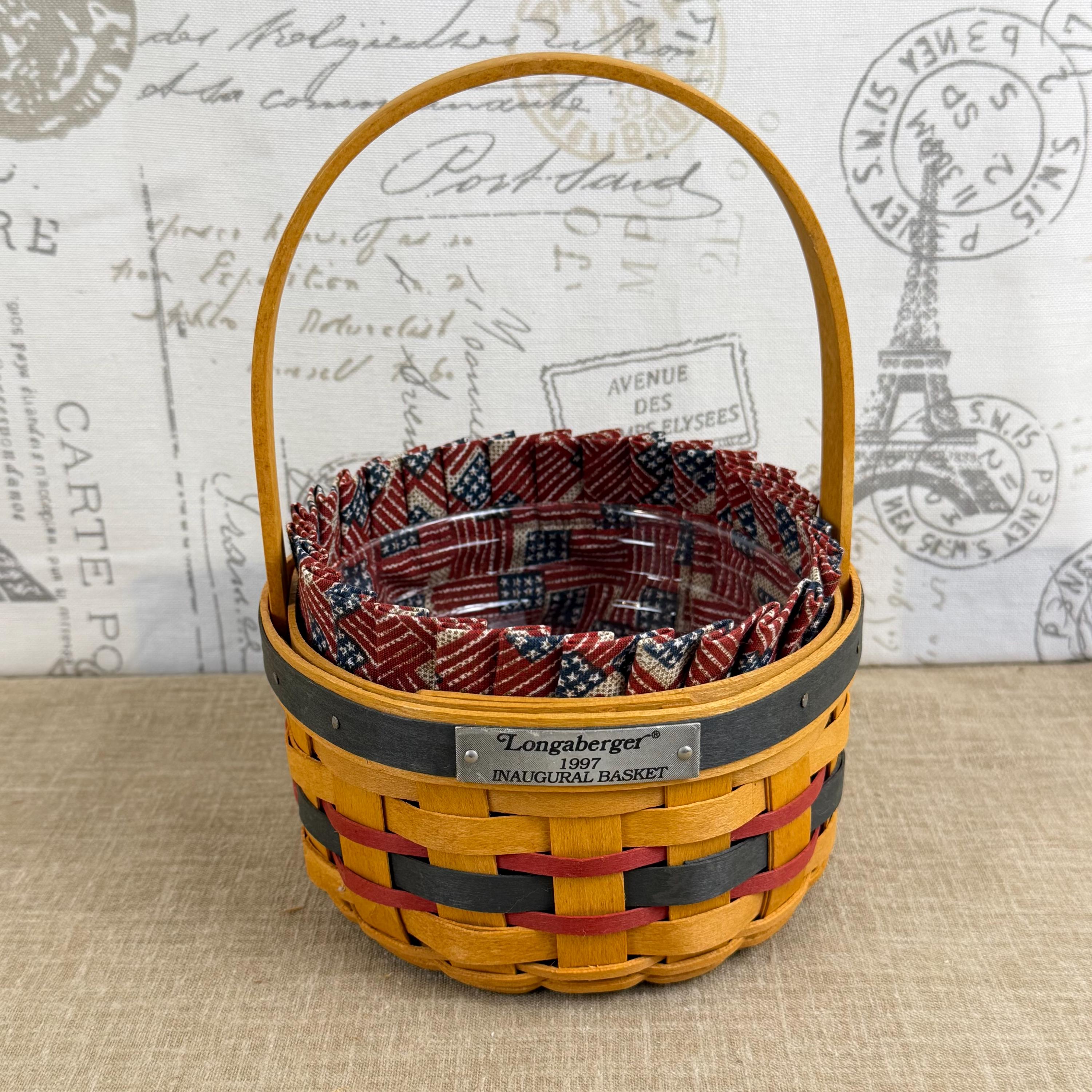 Longaberger 1997 Inaugural Basket - Etsy