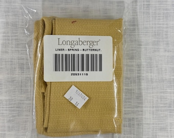 Longaberger Spring Basket Butternut Liner