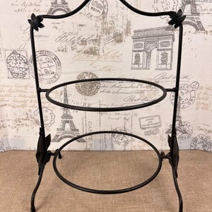 Longaberger Foundry Wrought Iron Two Pie Server 10.5 x 14