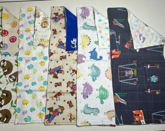 Extra Large Flannel Baby Burp Cloths
