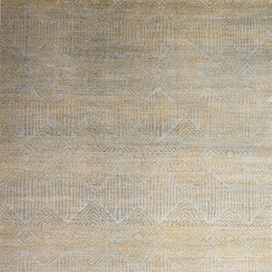 2,4 x 3 meter brun och blå matta, persisk orientalisk design, brun på blå bakgrund, övergångsfärger, matta för litet rum, kontorsmatta