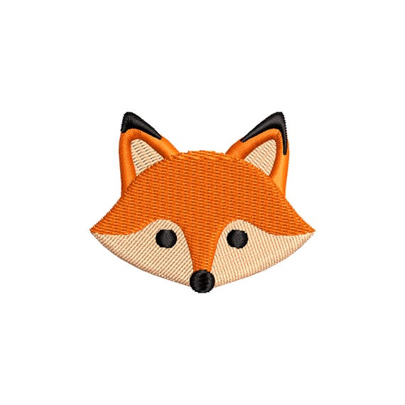 Cute Fox Embroidery Design – Animal Machine Embroidery File – Woodland Baby Embroidery Pattern – Instant Download PES DST JEF