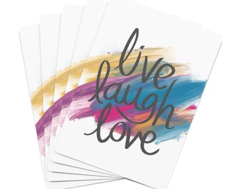 Live Laugh Love Playing Cards