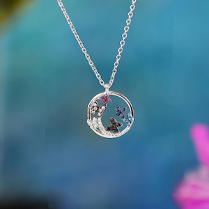 Silver Butterfly Necklace, Gift for Her, Dainty Butterfly Necklace, Butterflies Necklace, 925 Silver Gold Necklace, Christmas Holiday Gift