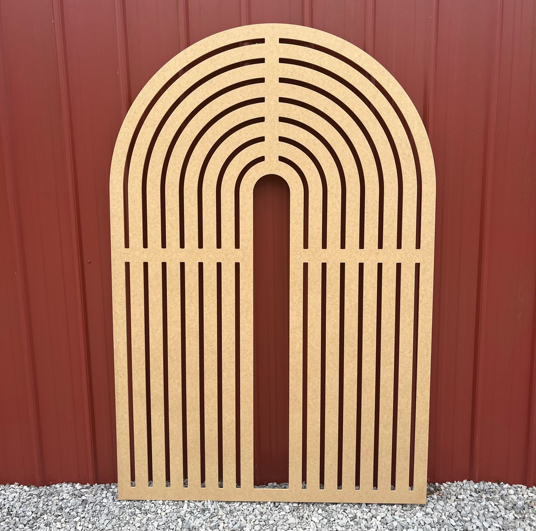 Arch Router Pattern Template Rainbow Arch Backdrop File, CNC Router Cut (svg, Eps, Dxf, Ai, Crv ...