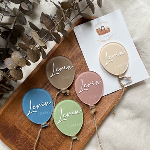 50 Pcs Magnet, bomboniere nascita, Personalized Magnet - bomboniere battesimo, Baby Gifts, baby magnet Personalized Gift, Balloon, Birthday