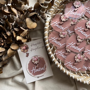 50 pezzi di magneti all'ingrosso, magneti personalizzati con orsetto e palloncino, magneti per frigorifero personalizzati, regali per bambini, regali personalizzati, regali personalizzati, magneti colorati