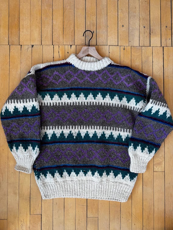 Wool ecuadorian sweater - Gem Wool ecuadorian sweater - Gem