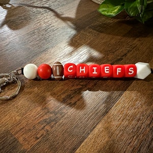 KC chiefs football keychain