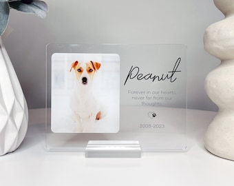 Placa de regalo conmemorativa de mascotas, regalo de pérdida de mascotas, regalo conmemorativo de mascotas, regalo personalizado de pérdida de mascotas, regalo de pérdida de perros, regalo de pérdida de gatos, duelo de mascotas