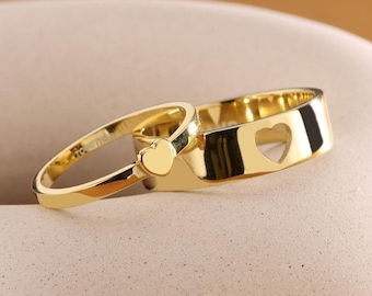 Matching Promise Rings - Couple Rings - Matching Rings for Couples - His and Hers Rings
