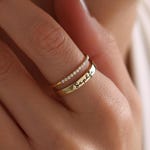 Silver Ring Stacks