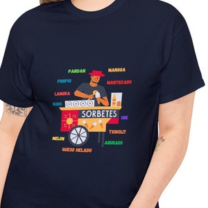 Sorbetes Unisex Cotton Tee | Sorbetero | Dirty Ice Cream | Filipino | Philippines | Food Lover Shirt | Pinoy Shirt | Gift for Filipino