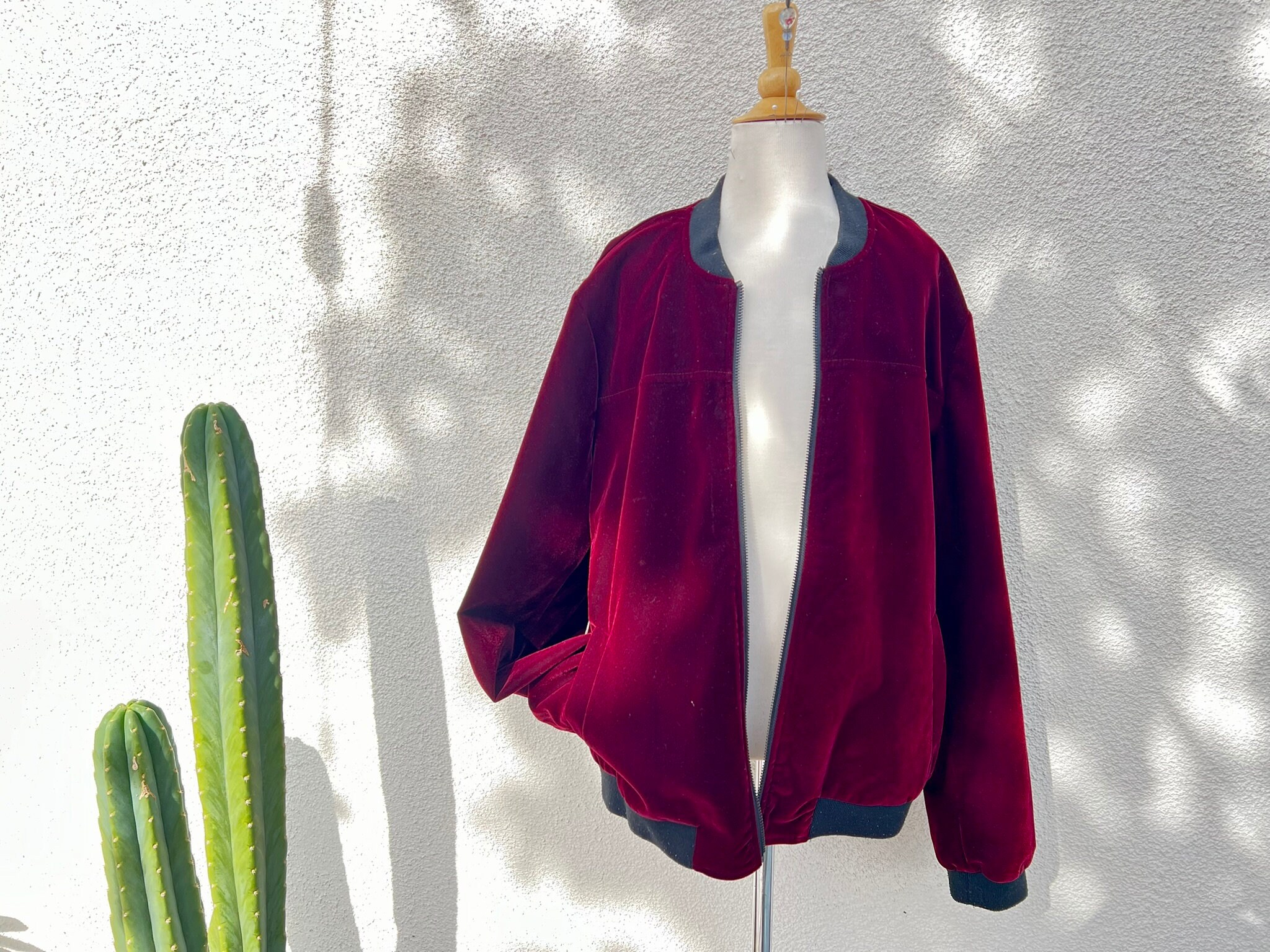 Bcbgeneration velvet hooded bomber coat sale